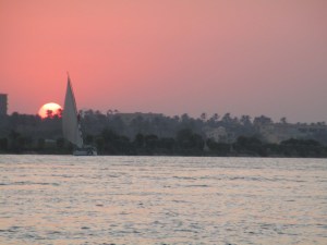 Sunset on the Nile