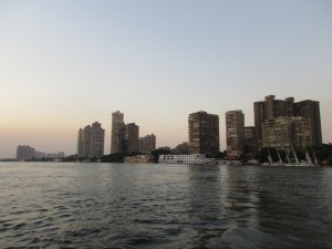 The view of Maadi from the Nile